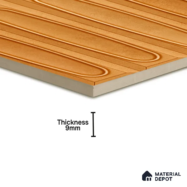 Faux Subway  Tile TL 07238 Bali 1003 1 ft x 1 ft Ceramic Glossy Finish - 9 mm  | 2 mm Spacer is Mandatory | Please Expect a Slight Variation of Pattern (Sample)